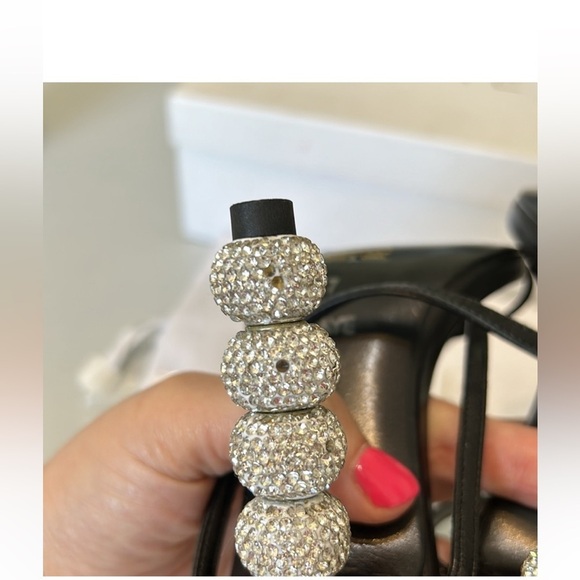 Revolve Raye Ax  high Heels  Sandals in Black Sz‎ 7 - Picture 4 of 4